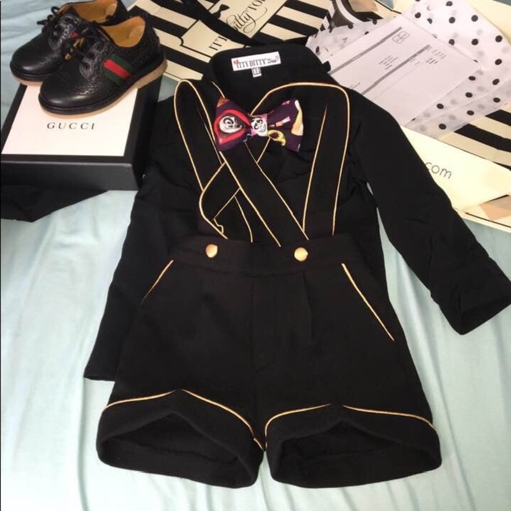 Itty bitty toes shorts suit “Charlie”